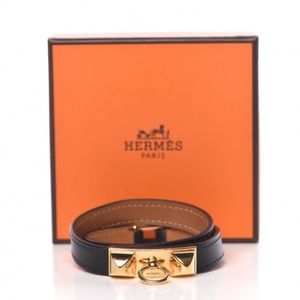 HERMES
Swift Rivale Double Tour Bracelet S
Black